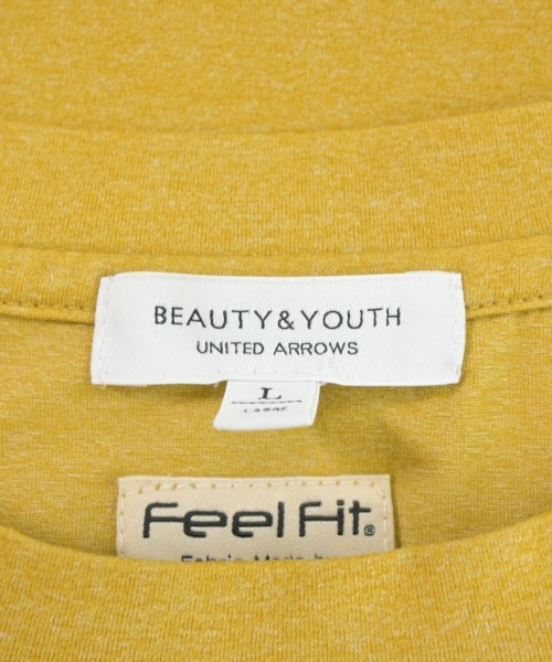 BEAUTY&YOUTH UNITED ARROWS（ビューティーアンドユースユナイテッドアローズ）Tシャツ・カットソー 黄 サイズ:L メンズ/2200678140154