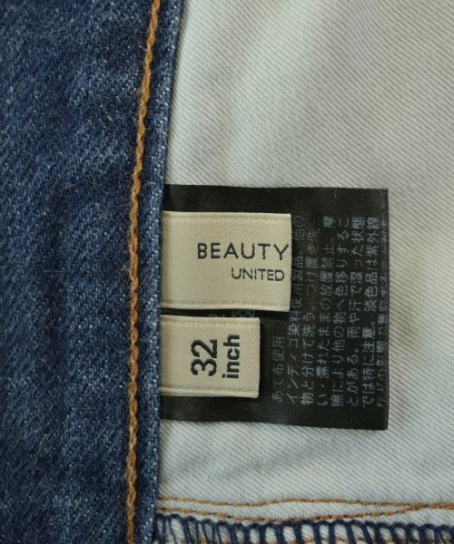 BEAUTY&YOUTH UNITED ARROWS（ビューティーアンドユースユナイテッドアローズ）デニムパンツ 青 サイズ:32(L位) メンズ/2200689505010