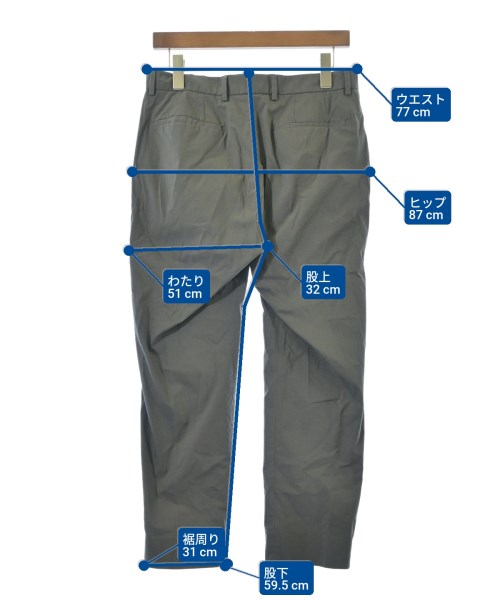 BEAUTY&YOUTH UNITED ARROWS（ビューティーアンドユースユナイテッドアローズ）スラックス グレー サイズ:M メンズ/2200690233117
