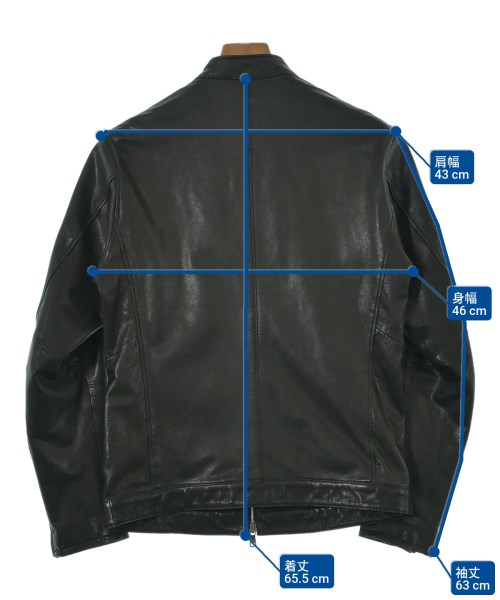 BEAUTY&YOUTH UNITED ARROWS（ビューティーアンドユースユナイテッドアローズ）ライダース 黒 サイズ:M メンズ/2200688062026
