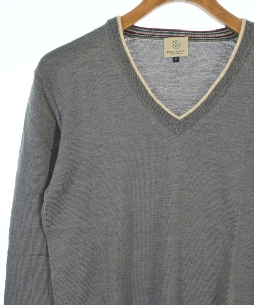 BEAUTY&YOUTH UNITED ARROWS（ビューティーアンドユースユナイテッドアローズ）ニット・セーター グレー サイズ:M メンズ/2200692748022