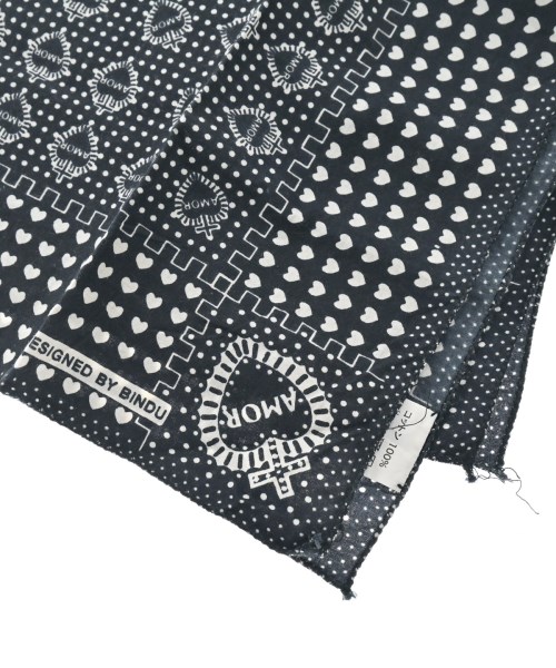 BINDU（ビンドゥ）バンダナ・スカーフ 黒 サイズ:- レディース/2200618683796