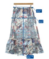 BINDU（ビンドゥ）ロング・マキシ丈スカート 青 サイズ:F レディース/2200663951277