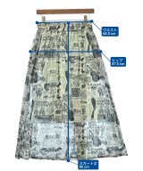 BINDU（ビンドゥ）ロング・マキシ丈スカート 白 サイズ:F レディース/2200682551038