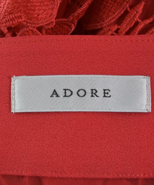 ADORE（アドーア）ロング・マキシ丈スカート 赤 サイズ:36(S位) レディース/2200636849310