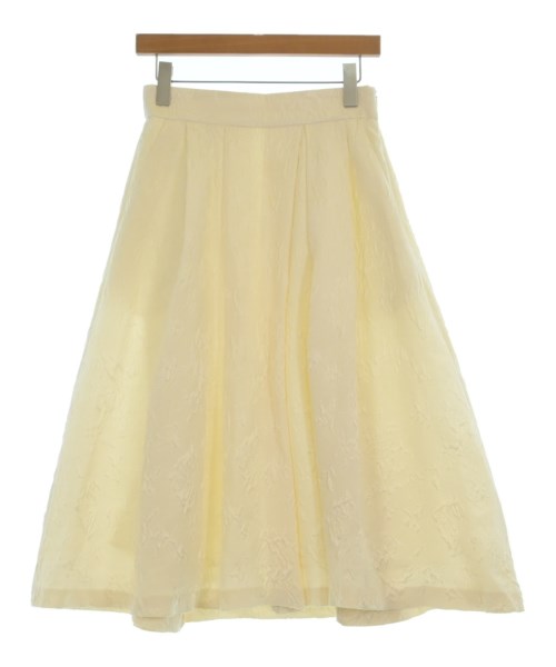 ADORE(アドーア)ロング・マキシ丈スカート 白 サイズ:36(S位)/2200640109035