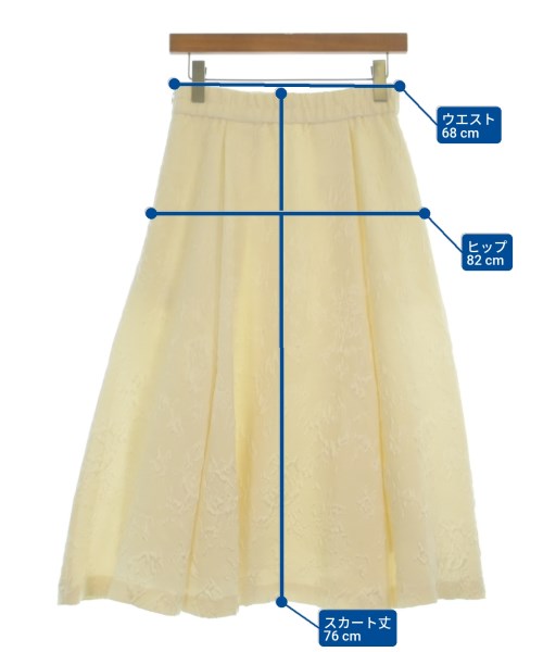 ADORE（アドーア）ロング・マキシ丈スカート 白 サイズ:36(S位) レディース/2200640109035