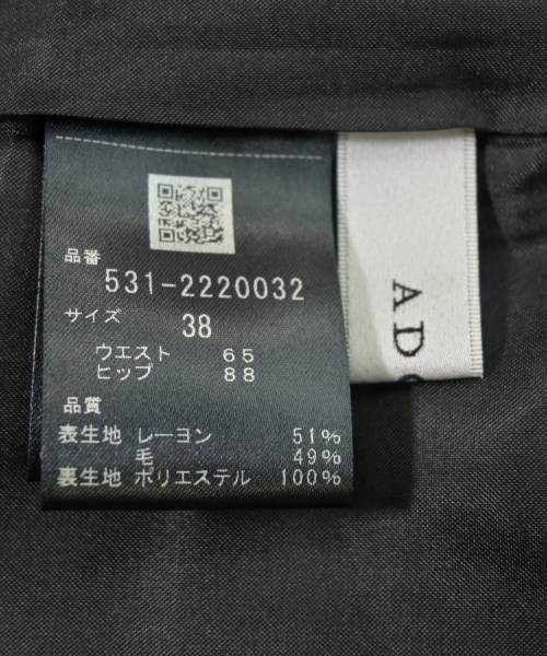ADORE（アドーア）ひざ丈スカート 黒 サイズ:38(M位) レディース/2200627000096