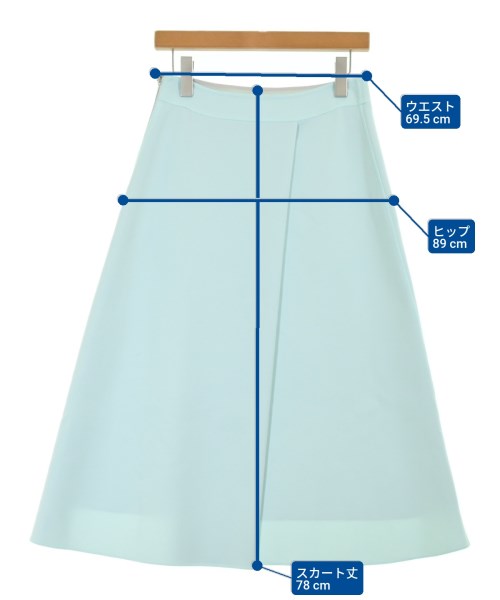 ADORE（アドーア）ロング・マキシ丈スカート 青 サイズ:36(S位) レディース/2200642720238