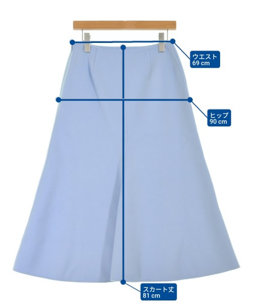 ADORE（アドーア）ロング・マキシ丈スカート 青 サイズ:38(M位) レディース/2200642720245