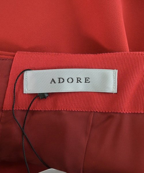 ADORE（アドーア）ロング・マキシ丈スカート 赤 サイズ:36(S位) レディース/2200642724625