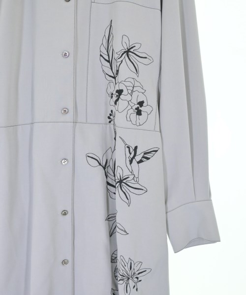 ADORE（アドーア）シャツワンピース グレー サイズ:38(M位) レディース/2200642725509