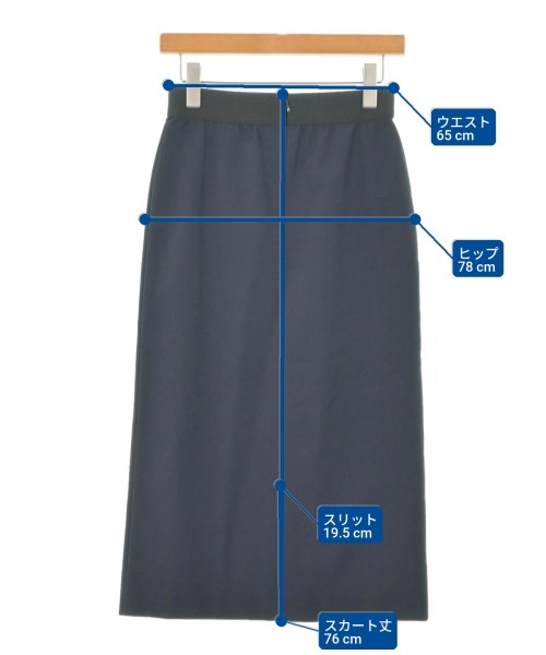 ADORE（アドーア）ロング・マキシ丈スカート 紺 サイズ:36(S位) レディース/2200642726032