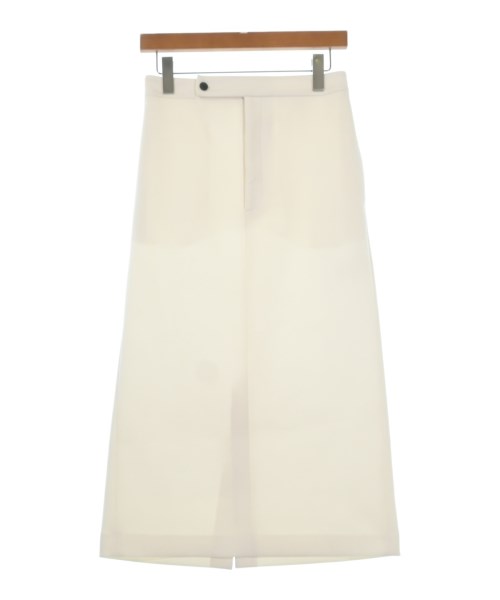 ADORE（アドーア）ロング・マキシ丈スカート 白 サイズ:36(S位