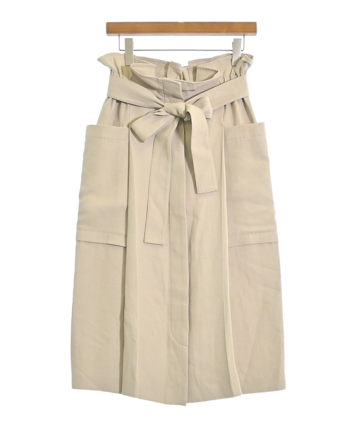 ADORE ロング・マキシ丈スカート レディース アドーア 中古　古着 ADORE - ADORE アドーア ロング・マキシ丈スカート S ベージュ 古着