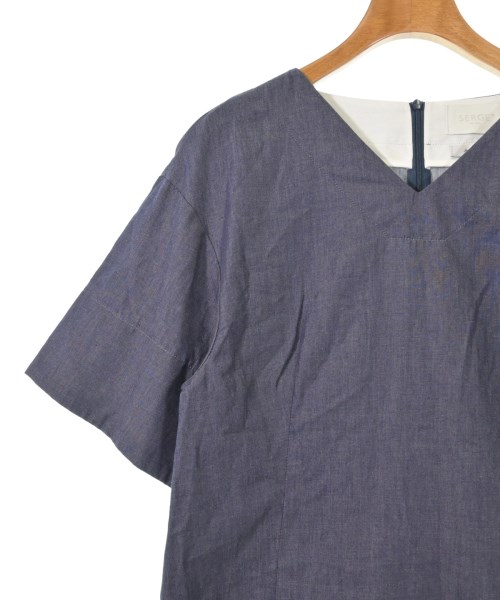 ADORE（アドーア）ブラウス 紺 サイズ:38(M位) レディース/2200623232026