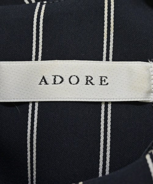 ADORE（アドーア）ブラウス 紺 サイズ:38(M位) レディース/2200623595015