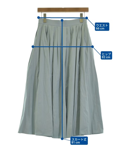 ADORE（アドーア）ロング・マキシ丈スカート 青 サイズ:38(M位) レディース/2200624986089