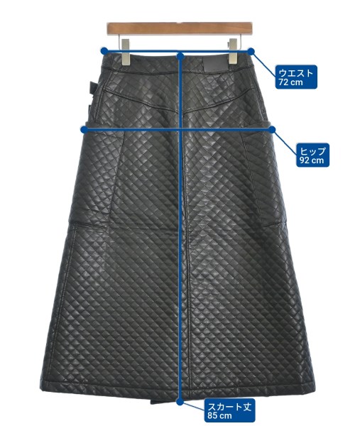 ADORE（アドーア）ロング・マキシ丈スカート 黒 サイズ:38(M位) レディース/2200617699040