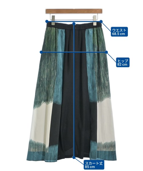 ADORE（アドーア）ロング・マキシ丈スカート 緑 サイズ:38(M位) レディース/2200628962164