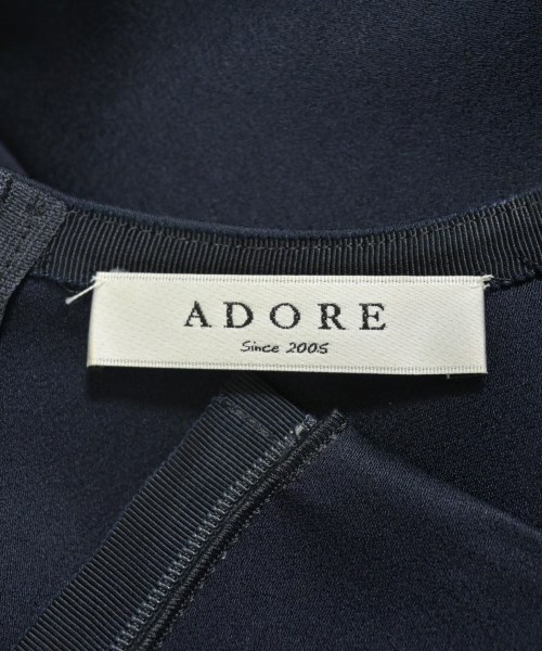 ADORE（アドーア）ブラウス 紺 サイズ:38(M位) レディース/2200607421057