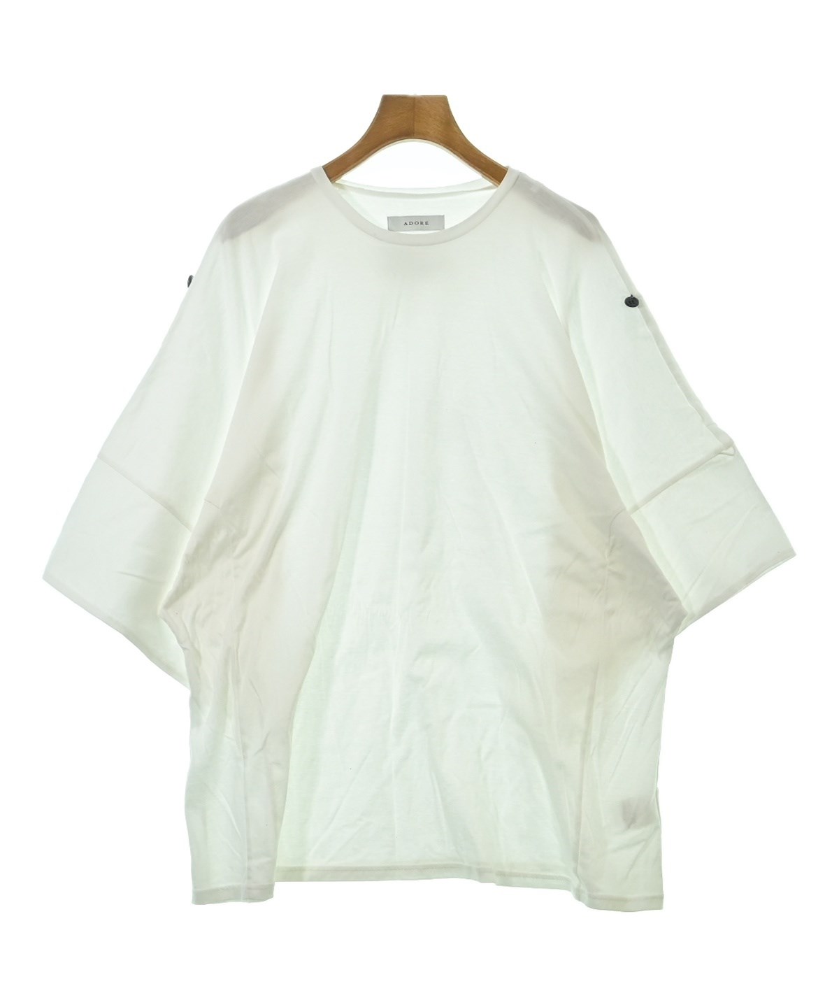 【新品未使用】アドアー ADORE 白 Tシャツ　38 ADORE（アドーア）Tシャツ・カットソー 白 サイズ:38(M位) レディース
