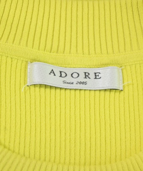 ADORE（アドーア）ニット・セーター 黄 サイズ:38(M位) レディース/2200682141239
