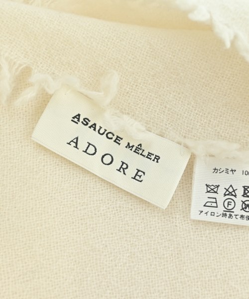 ADORE（アドーア）ストール 白 サイズ:- レディース/2200701587024
