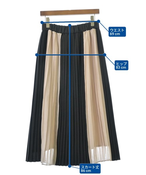 ADORE（アドーア）ロング・マキシ丈スカート 黒 サイズ:38(M位) レディース/2200646645254