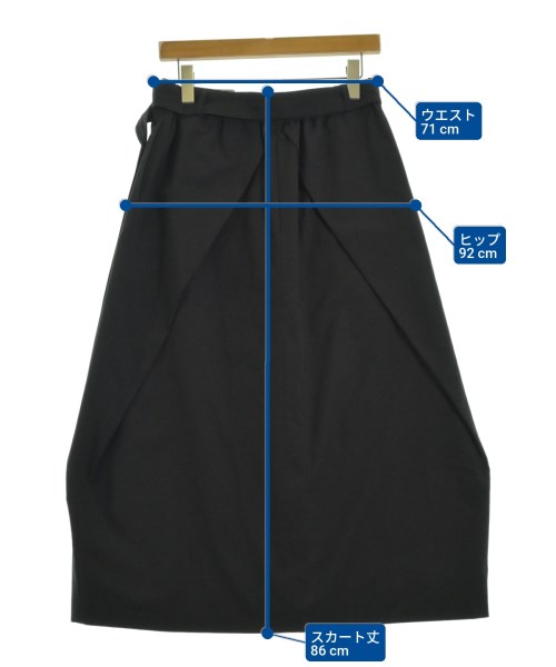 ADORE（アドーア）ロング・マキシ丈スカート 黒 サイズ:38(M位) レディース/2200657832858