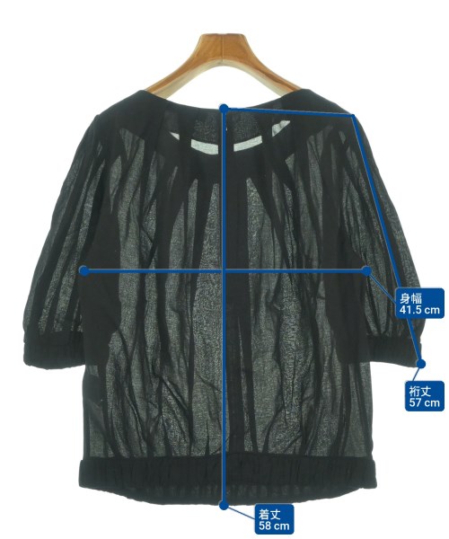 ADORE（アドーア）ブラウス 黒 サイズ:38(M位) レディース/2200649698011