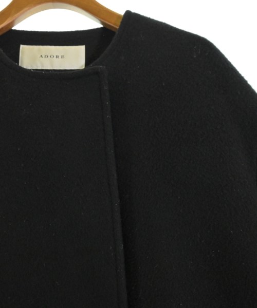 ADORE（アドーア）チェスターコート 黒 サイズ:36(S位) レディース/2200642168016