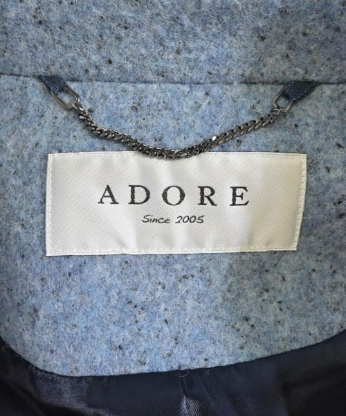 ADORE（アドーア）チェスターコート 青 サイズ:F レディース/2200700378029