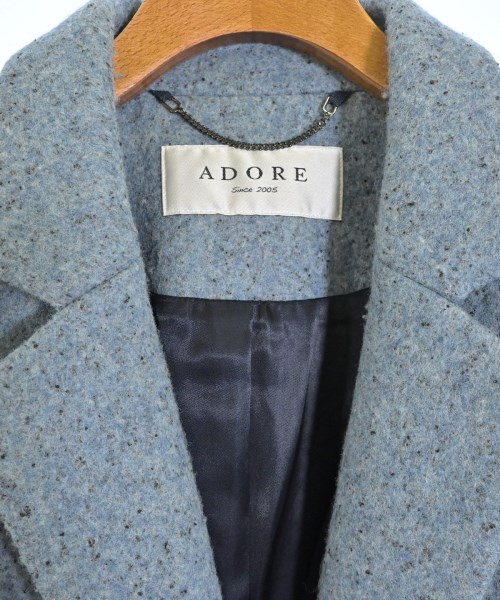 ADORE（アドーア）チェスターコート 青 サイズ:F レディース/2200700378029