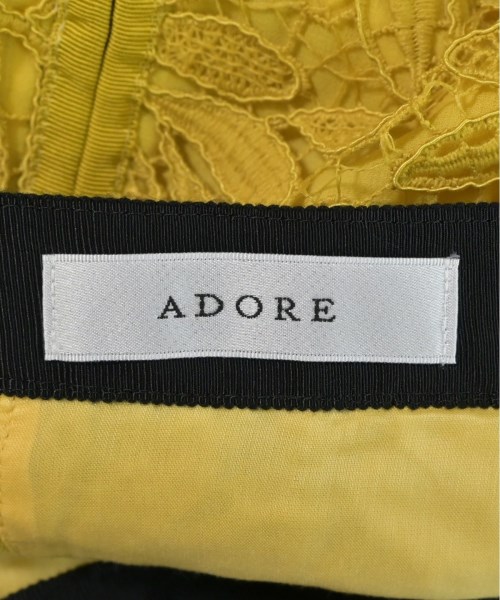 ADORE（アドーア）ロング・マキシ丈スカート 黄 サイズ:38(M位) レディース/2200705124089
