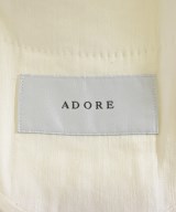 ADORE（アドーア）ノーカラージャケット 白 サイズ:36(S位) レディース/2200720640090