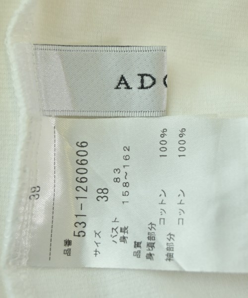 ADORE（アドーア）Tシャツ・カットソー 白 サイズ:38(M位) レディース/2200736722056