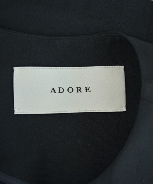 ADORE（アドーア）ノーカラージャケット 黒 サイズ:38(M位) レディース/2200723045038