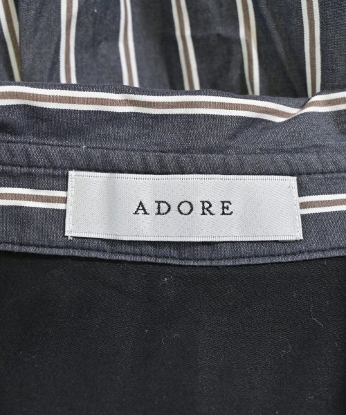 ADORE（アドーア）ブラウス 紺 サイズ:38(M位) レディース/2200676735086