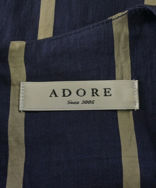 ADORE（アドーア）ブラウス 紺 サイズ:38(M位) レディース/2200682538114