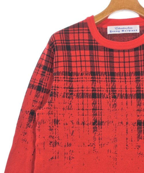 EDUCATION FROM YOUNG MACHINES（エデュケーションフロムヤングマシーン）ニット・セーター 赤 サイズ:2(M位) メンズ/2200675068192