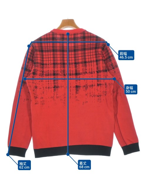 EDUCATION FROM YOUNG MACHINES（エデュケーションフロムヤングマシーン）ニット・セーター 赤 サイズ:2(M位) メンズ/2200675068192