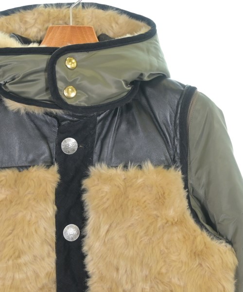 EDUCATION FROM YOUNG MACHINES（エデュケーションフロムヤングマシーン）ダウンジャケット/ダウンベスト ベージュ サイズ:2(M位) メンズ/2200647871034