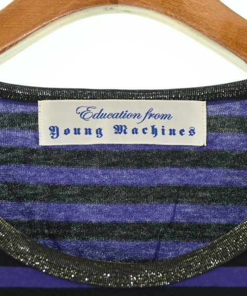 EDUCATION FROM YOUNG MACHINES（エデュケーションフロムヤングマシーン）Tシャツ・カットソー 紫 サイズ:3(L位) メンズ/2200702147098