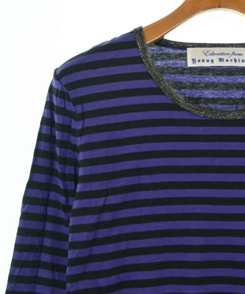EDUCATION FROM YOUNG MACHINES（エデュケーションフロムヤングマシーン）Tシャツ・カットソー 紫 サイズ:3(L位) メンズ/2200702147098