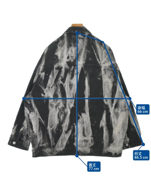 HARE（ハレ）デニムジャケット 黒 サイズ:S メンズ/2200627109027