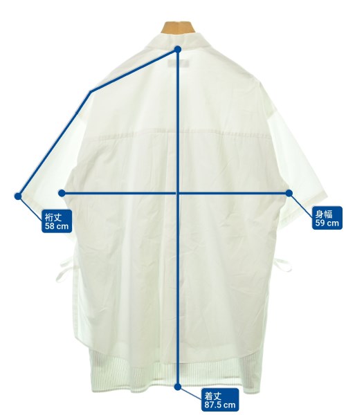 HARE（ハレ）カジュアルシャツ 白 サイズ:F メンズ/2200543891181