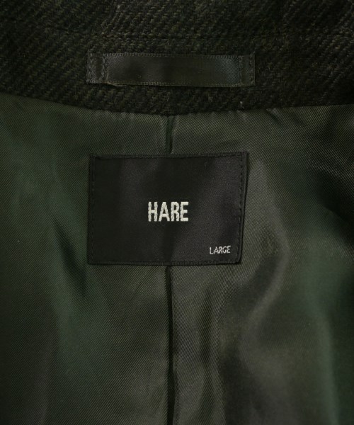 HARE（ハレ）チェスターコート 黒 サイズ:L メンズ/2200615136028