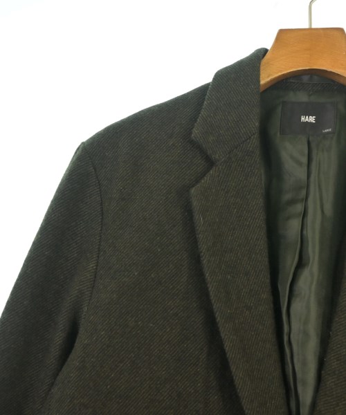 HARE（ハレ）チェスターコート 黒 サイズ:L メンズ/2200615136028