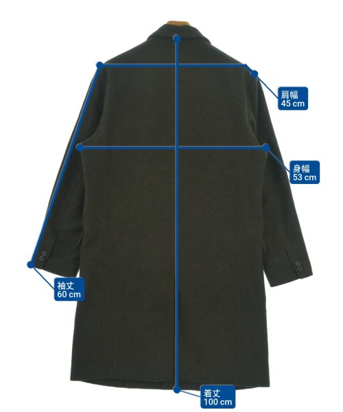 HARE（ハレ）チェスターコート 黒 サイズ:L メンズ/2200615136028